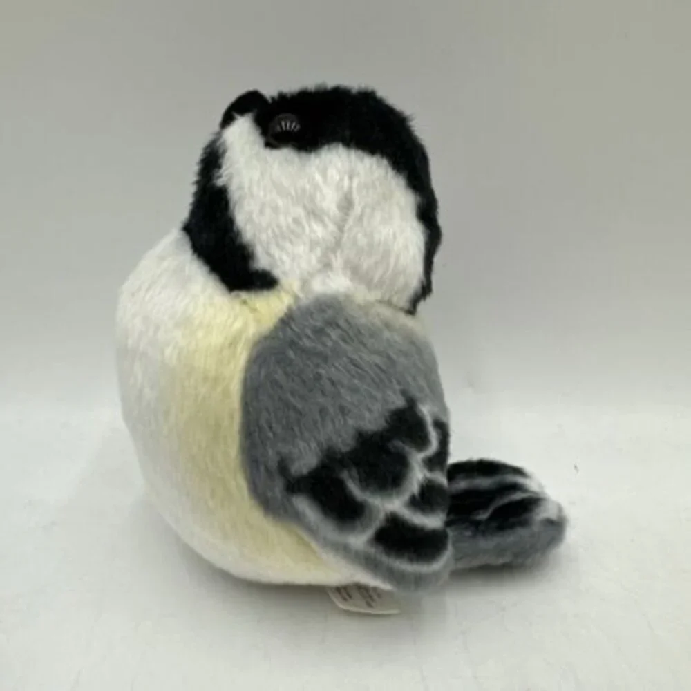 K & M International Audubon Black Capped Chickadee Bird Chirping Plush‎ 6